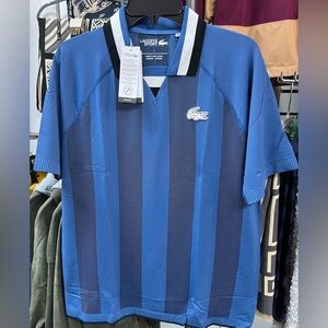 Lacoste Men's Jacquard Tennis Polo size large new with tag!